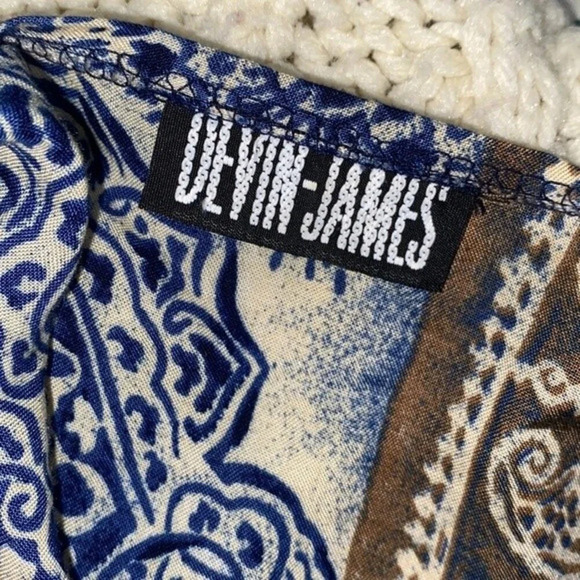 Vintage blue boho maxi dress size small - Picture 4 of 9